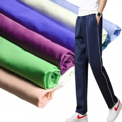 100% polyester material lightweight garment fabric for clothes activewear