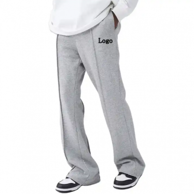 Custom Men's High Quality Casual Flared Jogger Track Pants