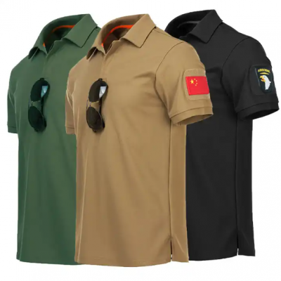 Custom Short Sleeve Quick Dry Polo Shirt