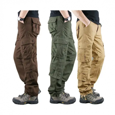 Men's Camouflage 100%Cotton Canvas Tactical Pants