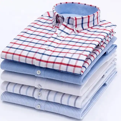 Mens Dress Plaid Shirts 