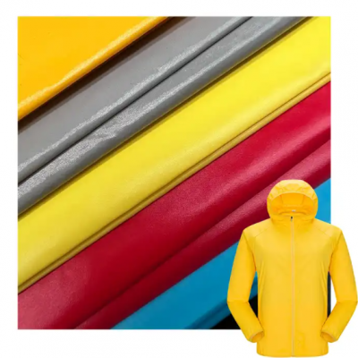 yellow nylon taffeta cire nylon fabric for ski suit 